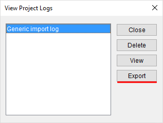 view project logs